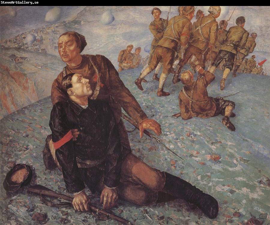 Kuzma Petrov-Vodkin Death of the Commissar